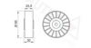 AUTEX 651113 Deflection/Guide Pulley, v-ribbed belt